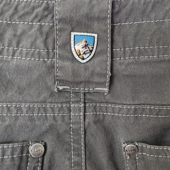 Kuhl Dark Gray Straight Fit Hiking Outdoors Pants. Sz. 6 - Picture 7 of 16